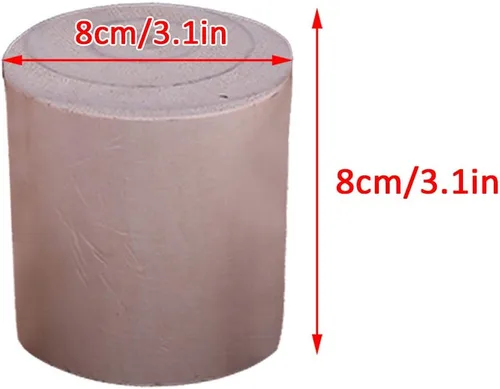 Vista 2 de Patas cilíndricas de madera maciza de pino para gabinete, patas de soporte para mesa de café, patas de sofá, patas de cama, 23 tamaños, para mesa