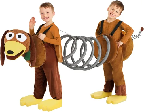 Vista 6 de Pixar Toy Story - Disfraz de perro Slinky para niños y niñas