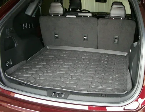 Vista 3 de Forro de carga – Tapete de maletero para Ford Edge 2015-2022 – Alfombrillas de maletero resistentes a la intemperie para automóviles con borde