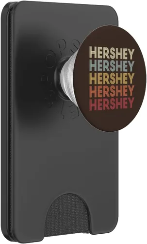 Vista 8 de Hershey Pennsylvania Hershey PA Retro PopSockets de texto vintage intercambiable PopGrip