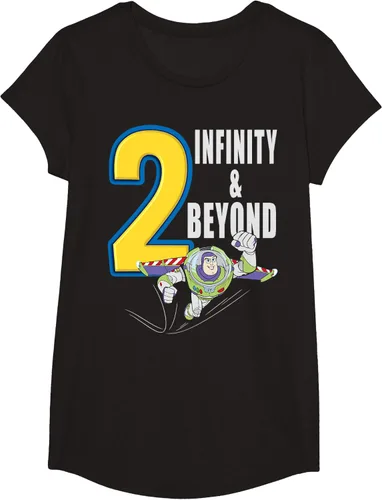 Vista 4 de Disney Pixar Toy Story Buzz Lightyear Fly Quote - Camiseta gráfica Negro