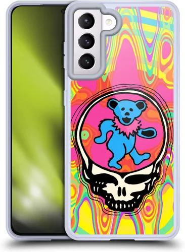 Vista 127 de Head Case Designs Funda de gel con licencia oficial de Grateful Dead Bear Trends [protección de grado militar] compatible con Google Pixel 3
