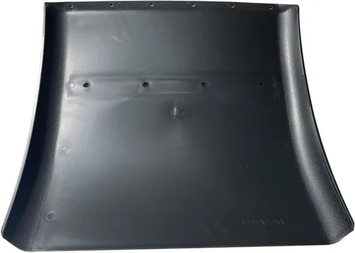 Vista 9 de Juego de 2 guardabarros de cuarto de polietileno para semircamión, guardabarros de plástico negro de 24 x 24 pulgadas con accesorios de montaje