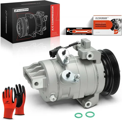 Vista 10 de A-Premium Compresor de aire acondicionado con embrague compatible con Ford Mustang 3.7L 2011-2014