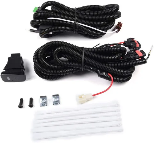 Vista 3 de CNNELL Conjunto de luces antiniebla para parachoques delantero izquierdo y derecho compatible con Honda Civic 2004-2005 Lente transparente