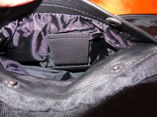 Vista 6 de Chaleco de cuero para hombre, estilo SWAT, estilo de equipo, color negro