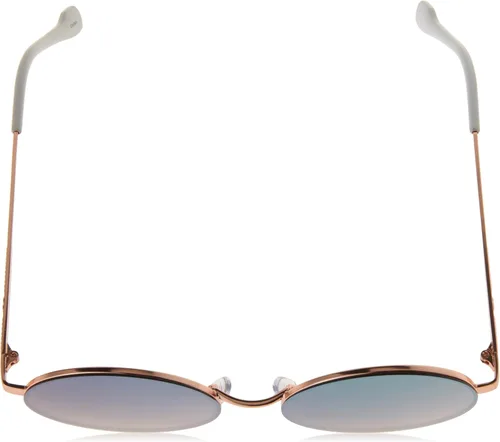 Vista 7 de Jessica Simpson Women's J6222 Vintage Metal Round Sunglasses