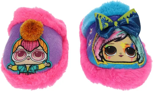 Vista 3 de LOL Surprise Pantuflas para niña diseño de abeja y atrevido color turquesa