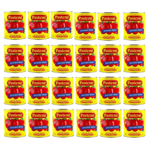 Vista 9 de Pastene Tomates pelados molidos "Kitchen Ready" - 28 oz (paquete de 3)