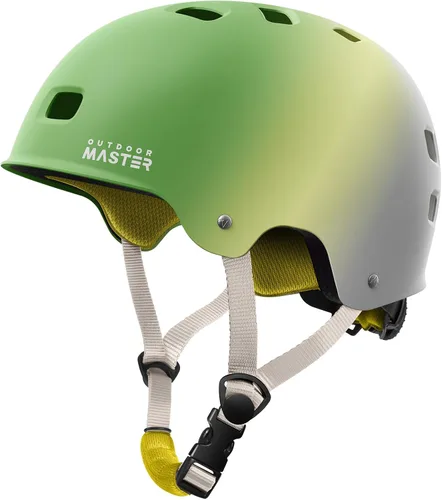 Vista 13 de OutdoorMaster - Casco de patineta y ciclismo, dos forros extraíbles, ventilación, para varios deportes, scooter, patinaje en línea, patinaje