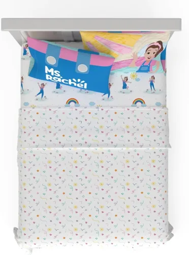 Vista 33 de Franco - Juego de sábanas de microfibra súper suave para niños, tamaño matrimonial, Baby Shark