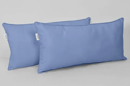 Vista 25 de Funda de almohada lumbar de tela de poliéster para interiores y exteriores, impermeable, rectangular, para todo tipo de clima, para muebles