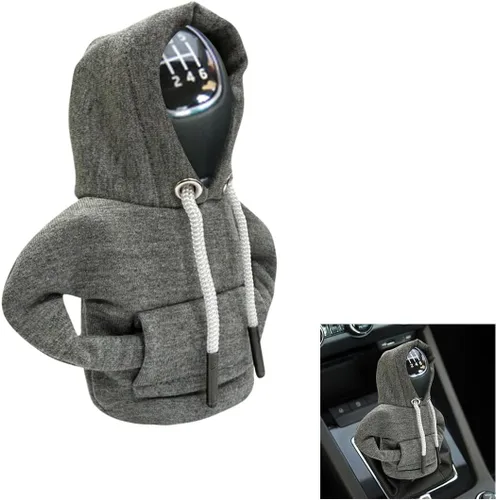 Vista 22 de JOYCOURT - Sudadera con capucha para palanca de cambios de coche, color negro Nylon Fashionable Mini Hoodie Decoration, Cute Gadgets, Universal