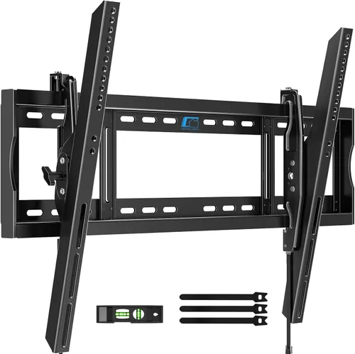 Vista 13 de HOME VISION Soporte de pared para TV fijo para la mayoría de televisores planos/curvados de 26-65 pulgadas con VESA máx. 400x400mm hasta 99 libras