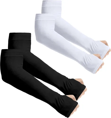 Vista 17 de Aegend - Mangas de protección solar con compresión, para cubrir tatuajes, mangas solares para hombres, mujeres y jóvenes