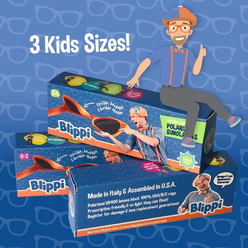 Vista 5 de Gafas de sol Blippi para niños pequeños 2 a 4 años