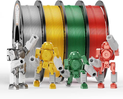 Vista 50 de Paquete de filamento PLA de 0.069 pulgadas, 8 colores vibrantes, apto para Pla Bundle-250gx8-112020006