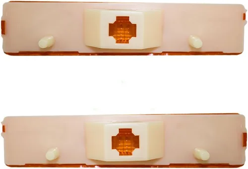 Vista 10 de Brock - Luces de repuesto para señales laterales de conductor y pasajero, compatibles con camioneta Bronco 1980-1986 F100 F150 F250