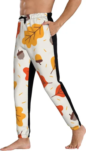 Vista 4 de Jutdopt Men Butterflies Sunflowers Sweatpants Joggers Sweatpants Baggy Jogger Pants with Pocket for Men