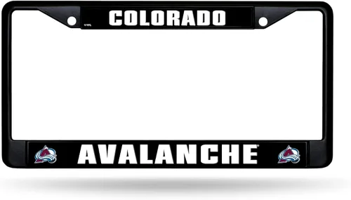 Vista 7 de Rico Industries NHL Hockey Anaheim Ducks - Marco cromado negro con insertos de plástico, 12 x 6 pulgadas, accesorio para automóvil o camión