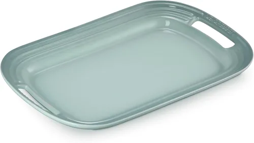 Vista 2 de Le Creuset Plato para servir de gres, 14 in., sal marina Sea Salt