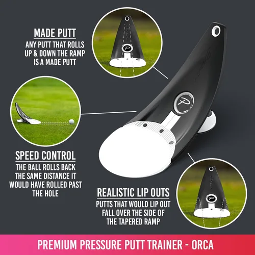 Vista 3 de PuttOUT Entrenador de putt de presión prémium: perfecciona tu putting de golf