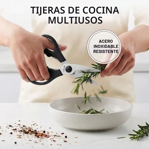 Vista 4 de RAXCO Juego de cuchillos, 12 cuchillos de cocina de acero inoxidable con tijeras, color negro