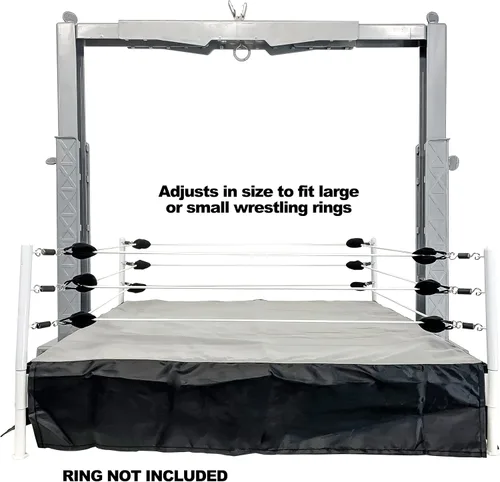 Vista 7 de Shark Cage & Grab The Gear Playset para figuras de acción de lucha libre
