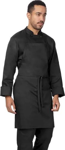 Vista 4 de Chef Works Delantal con peto sostenible unisex, talla única