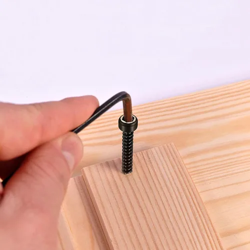 Vista 6 de Tornillos autorroscantes de cabeza hexagonal métrica, kit de surtido de 480 piezas de tornillos de cabeza hexagonal M3 de acero inoxidable, 480 negro
