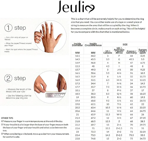 Vista 6 de Jeulia Juego de 3 anillos potenciadores para mujer, plata de ley 925, anillos de compromiso con diamantes de corte princesa, anillos de compromiso