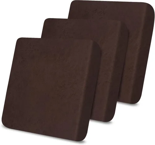 Vista 52 de Fundas de cojín tipo cuero para sofá, juego de fundas protectoras de muebles para sillón seccional, sofá biplaza de tela de elastano elástica