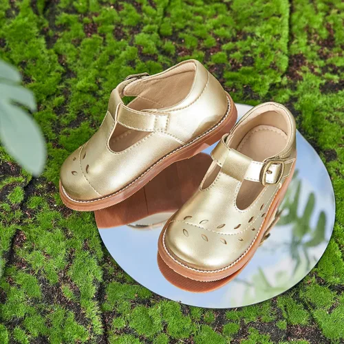 Vista 7 de Otter MOMO Vestido de uniforme escolar con tirantes en T para niña Mary Jane Flat