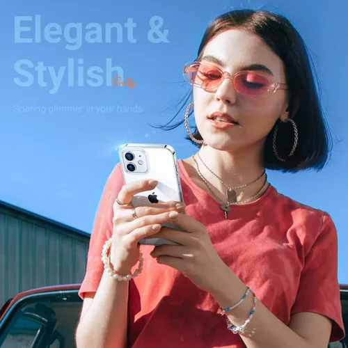 Vista 5 de TORRAS Funda transparente compatible con iPhone 12 Mini, [claridad de larga duración] Fundas delgadas pero duraderas de silicona suave para iPhone