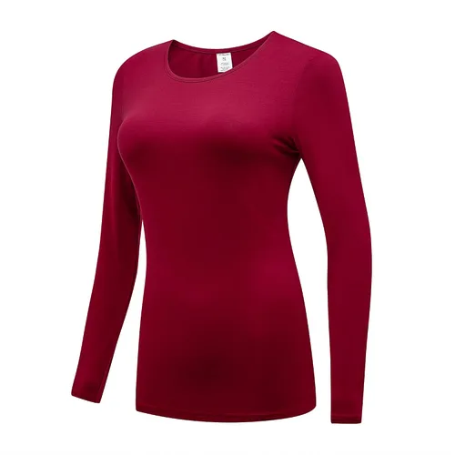 Vista 2 de Formeet17 Paquete de 2 camisetas de manga larga para mujer