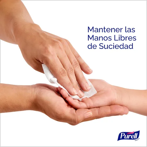 Vista 5 de Purell Toallitas de limpieza Clean & Go, para piel y superficie, aroma fresco, paquete de viaje de 20 unidades (pack de 12), 9269-12-CMR