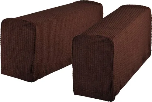 Vista 7 de CM Funda antideslizante para reposabrazos de sofá, funda elástica antipolvo para sofá, sillón reclinable, protector de sofá, un par (caqui)