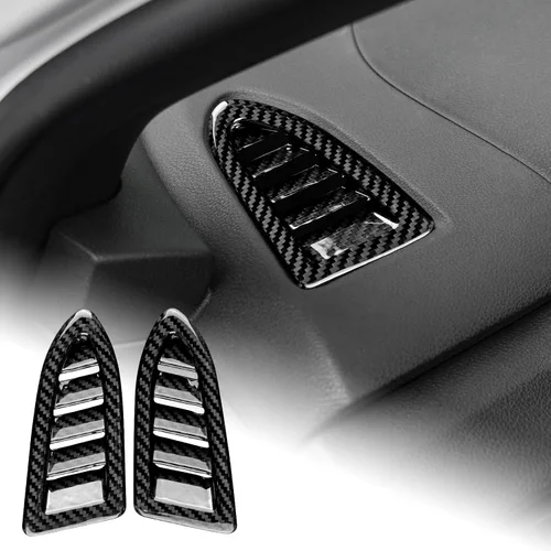 Vista 13 de AIRSPEED Fibra de carbono dura para Subaru WRX/WRX STI 2022 2023, para Subaru Crosstrek 2024, cubierta de consola central por encima del lado