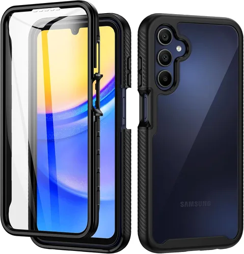 Vista 23 de seacosmo Diseñada para funda de teléfono Galaxy A14 5G, cubierta de cuerpo completo a prueba de golpes, con protector de pantalla integrado, funda