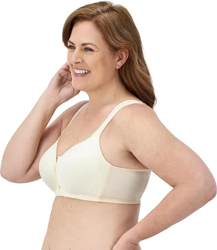 Vista 2 de Playtex Brasier inalámbrico de 18 horas con cierre frontal adicional para mujer, soporte trasero USE52E