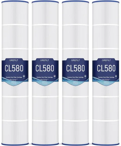 Vista 9 de Cartuchos de filtro de piscina CL340, compatibles con Jandy CV340, reemplaza al OEM A0557900, Pleatco PJAN85, Unicel C-7459, Filbur FC-0800, paquete