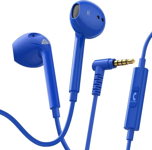 Vista 17 de LUDOS Zenith - Auriculares intraurales con cable, auriculares con micrófono, con cable para auriculares Jack de 0.138 in para iPhone, Samsung
