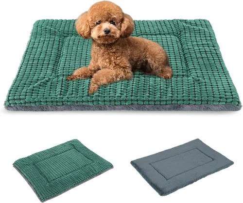 Vista 19 de BVAGSS Almohadilla Reversible para Jaula de Perro, Colchoneta de Cama para Mascotas de Espuma Viscoelástica, Colchón Suave y Cálido Lavable a