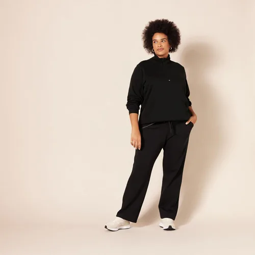 Vista 8 de Tienda Essentials - Sudadera ligera de manga larga de rizo francés con zíper para mujer