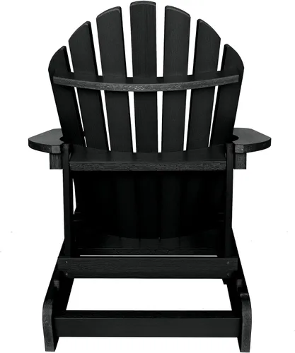 Vista 4 de highwood AD-KITCHL6-BKE Hamilton - Sillas Adirondack plegables y reclinables, juego de 2 piezas, color negro