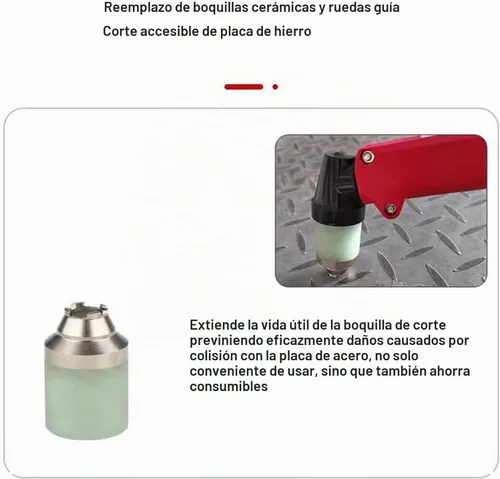 Vista 3 de 2 unids antorcha de corte de plasma P80 mano arrastre punta de corte Boquilla cubiertas protectoras fibra de vidrio aislante parte contactable