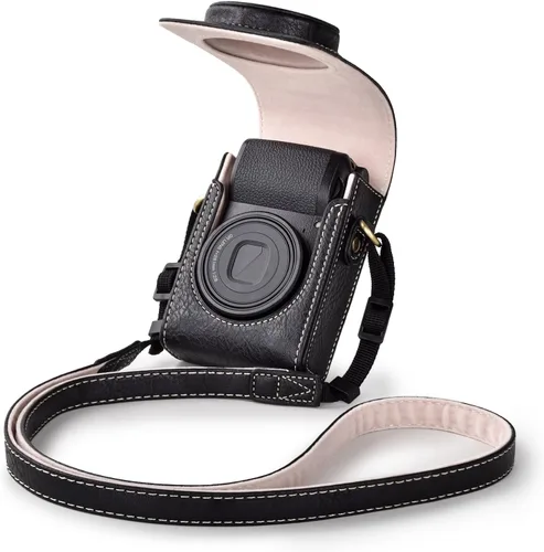 Vista 10 de Rieibi Funda para cámara Sony ZV1F/ZV1/Ricoh GR IV/IIIx/Ricoh III/Fujifilm X-Half/X-HF1/Panasonic LX9 LX10 LX15/Canon G7X III / G7X II / SX740 HS