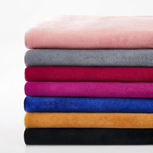 Vista 6 de MDS - Paquete de 5 yardas x 60 pulgadas de ancho, tela de terciopelo elástico por yarda para vestidos de boda, costura, tapicería, ropa, disfraces