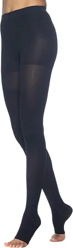 Vista 5 de SIGVARIS Pantimedias DYNAVEN Open Toe para mujer 30-40mmHg - Negro - Pequeño Largo