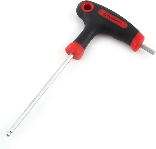 Vista 9 de Dioche Llave hexagonal, multiusos, fácil de transportar, llave hexagonal de pedal, herramienta multifuncional, llaves de llave de mango largo